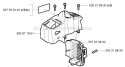 Muffler_Cover Diagram and Parts List for 2004-03 Husqvarna Trimmer