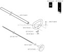 Shaft_And_Handle Diagram and Parts List for 2004-03 Husqvarna Trimmer