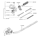Page H Diagram and Parts List for 125 E 1993-04 Husqvarna Edger