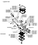 Page B Diagram and Parts List for 1987-06 Husqvarna Chainsaw
