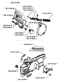 Page C Diagram and Parts List for 1994-04 Husqvarna Chainsaw