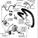 Page F Diagram and Parts List for 1994-04 Husqvarna Chainsaw