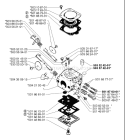 Page B Diagram and Parts List for 1998-05 Husqvarna Chainsaw
