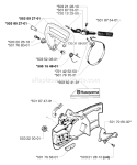 Page C Diagram and Parts List for 1998-05 Husqvarna Chainsaw