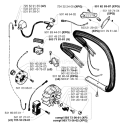Page F Diagram and Parts List for 1998-05 Husqvarna Chainsaw