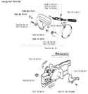 Page C Diagram and Parts List for 1998-06 Husqvarna Chainsaw