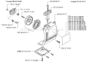 Page M Diagram and Parts List for 322 L 2000-04 Husqvarna Trimmer