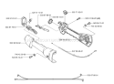 Page N Diagram and Parts List for P4 X-Series 2001-02 Husqvarna Pole Saw
