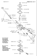 Page C Diagram and Parts List for P4 X-Series 2002-05 Husqvarna Pole Saw