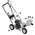 Page C Diagram and Parts List for LE 359 1996-11 Husqvarna Edger