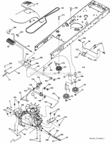 Page C Diagram and Parts List for 2008-04 Husqvarna Lawn Tractor