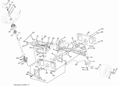 Page I Diagram and Parts List for 2008-04 Husqvarna Lawn Tractor