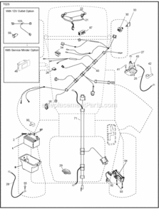 Page D Diagram and Parts List for 2008-01 Husqvarna Lawn Tractor