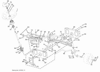 Page I Diagram and Parts List for 2008-01 Husqvarna Lawn Tractor