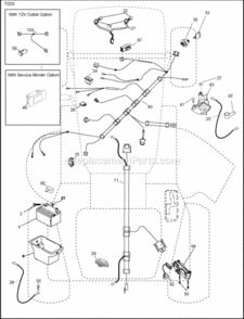 Page D Diagram and Parts List for 2008-10 Husqvarna Lawn Tractor
