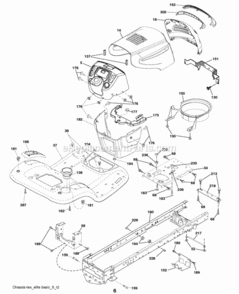 Page A Diagram and Parts List for 2009-02 Husqvarna Lawn Tractor