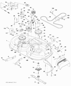 Page F Diagram and Parts List for 2009-08 Husqvarna Lawn Tractor