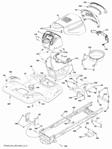 Page A Diagram and Parts List for 2010-01 Husqvarna Lawn Tractor