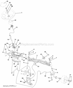 Page I Diagram and Parts List for 2010-01 Husqvarna Lawn Tractor