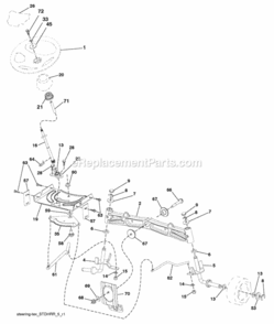 Page I Diagram and Parts List for 2010-05 Husqvarna Lawn Tractor
