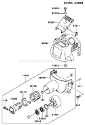 Page D Diagram and Parts List for  Kawasaki Edger