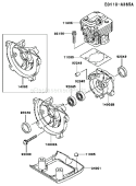 Page E Diagram and Parts List for  Kawasaki Edger