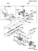 Page J Diagram and Parts List for  Kawasaki Edger