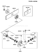 Page C Diagram and Parts List for  Kawasaki Edger