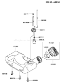 Page G Diagram and Parts List for A2 Kawasaki Hedge Trimmer