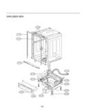 EXPLODED VIEW Diagram and Parts List for  LG Dishwasher