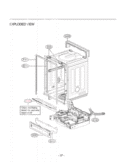 EXPLODED VIEW Diagram and Parts List for ASTEEUS LG Dishwasher