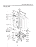 EXPLODED VIEW  TUB ASSEMBLY Diagram and Parts List for LDS5811ST /02 LG Dishwasher