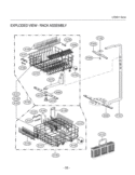 EXPLODED VIEW  PANEL ASSEMBLY  DOOR ASSEMLBY Diagram and Parts List for LDS5811ST /02 LG Dishwasher