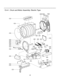 Part Location Diagram of 5231EL1001C LG Dryer Lint Filter Assembly