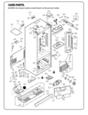 Part Location Diagram of ACQ73244001 LG Cover Assembly,Sensor