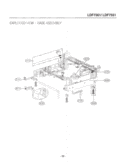 EXPLODED VIEW  BASE ASSEMBLY Diagram and Parts List for ASTEEUS LG Dishwasher