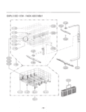 EXPLODED VIEW  RACK ASSEMBLY Diagram and Parts List for ASTEEUS LG Dishwasher