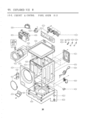 Part Location Diagram of AFC72909305 LG LEG ASSEMBLY