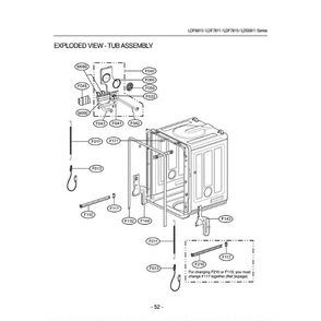 Section 5 Diagram and Parts List for (ASTEEUS) LG Dishwasher