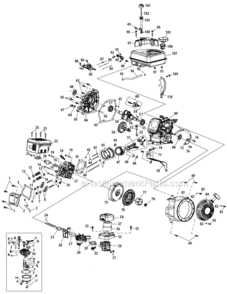 Engine_Model_-_170-V0A Diagram and Parts List for  MTD Tiller