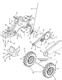 Page A Diagram and Parts List for 2008 MTD Tiller