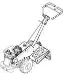 Page D Diagram and Parts List for 2009 MTD Tiller