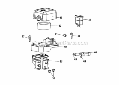 170-Au_Air_Cleaner Diagram and Parts List for  MTD Tiller