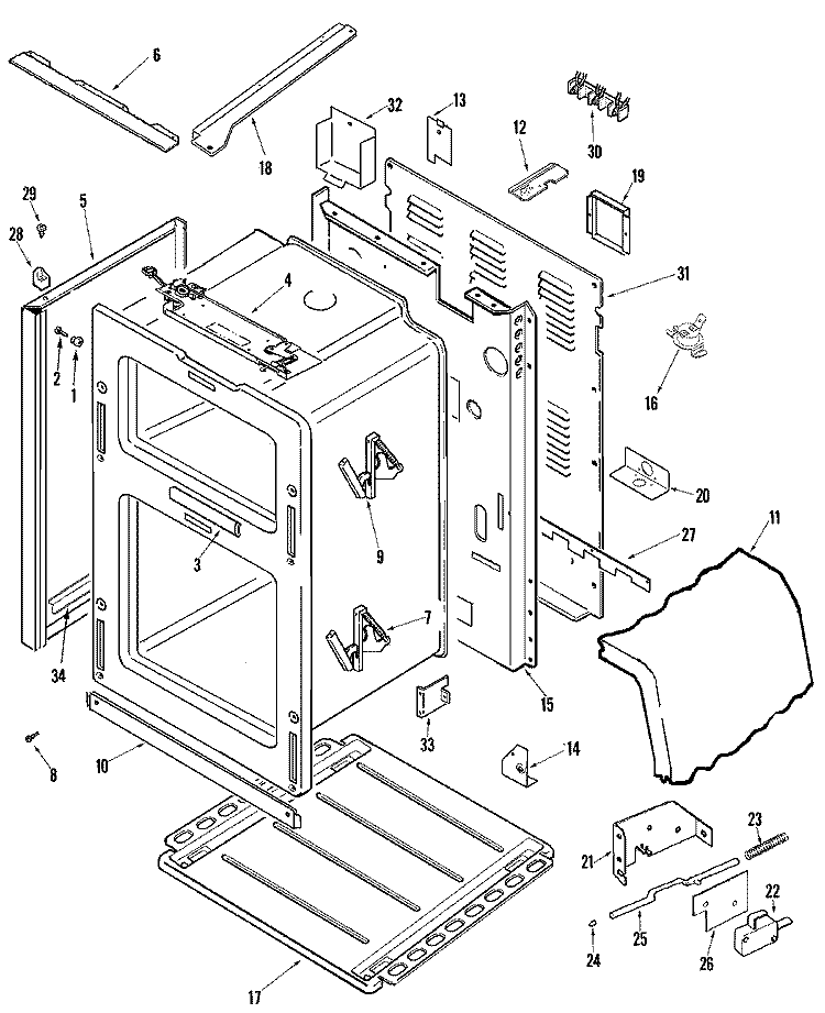 Part Location Diagram of 74007478 Whirlpool USE WPL 3608F091-70