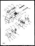 Part Location Diagram of WPD7749401 Whirlpool Ice Maker Helix End Cap - white
