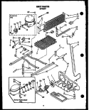 UNIT PARTS Diagram and Parts List for  Caloric Refrigerator