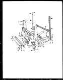 Page 3 Diagram and Parts List for DUP20619O R Caloric Dishwasher