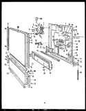 Page 5 Diagram and Parts List for DUP20619O R Caloric Dishwasher