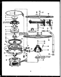 Page 9 Diagram and Parts List for DUP20619O R Caloric Dishwasher