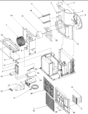Chassis Assembly Diagram and Parts List for PAAC101SRA0 Amana Air Conditioner